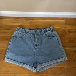 SHEIN Light Blue Jean Shorts